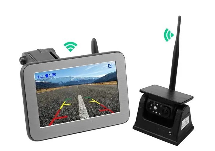 reversing set for car caravan truck wireless wifi magnetic solar