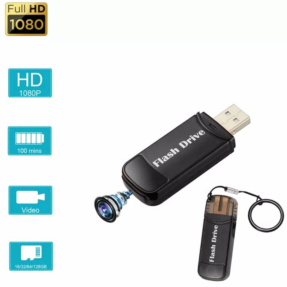 usb key stick disk with built-in spy hidden camera