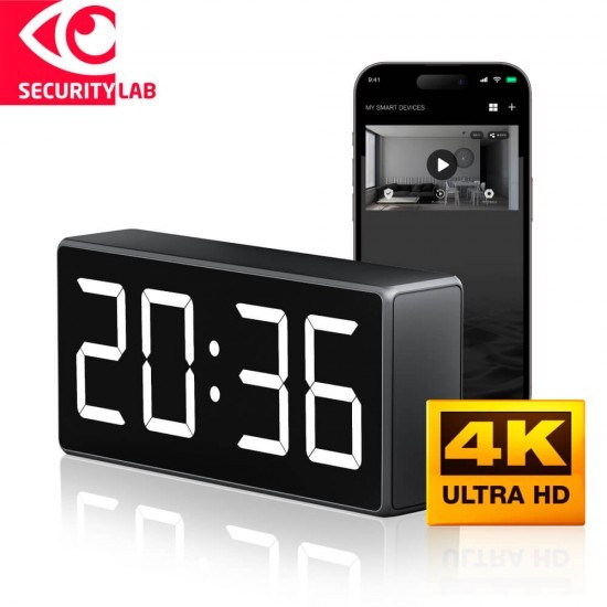 camera in the alarm clock and surveillance with Wifi