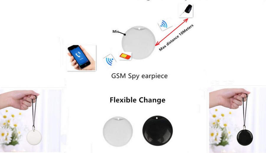 GSM spy receiver gsm loop in keychain wifi SIM card