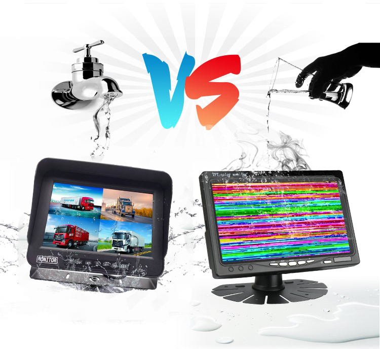 camera monitor suitable for a ship, car, yacht