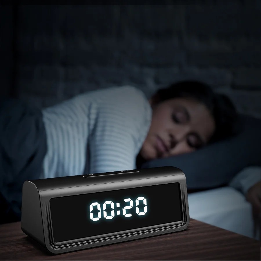 Hidden camera alarm clock wifi full hd spy spion