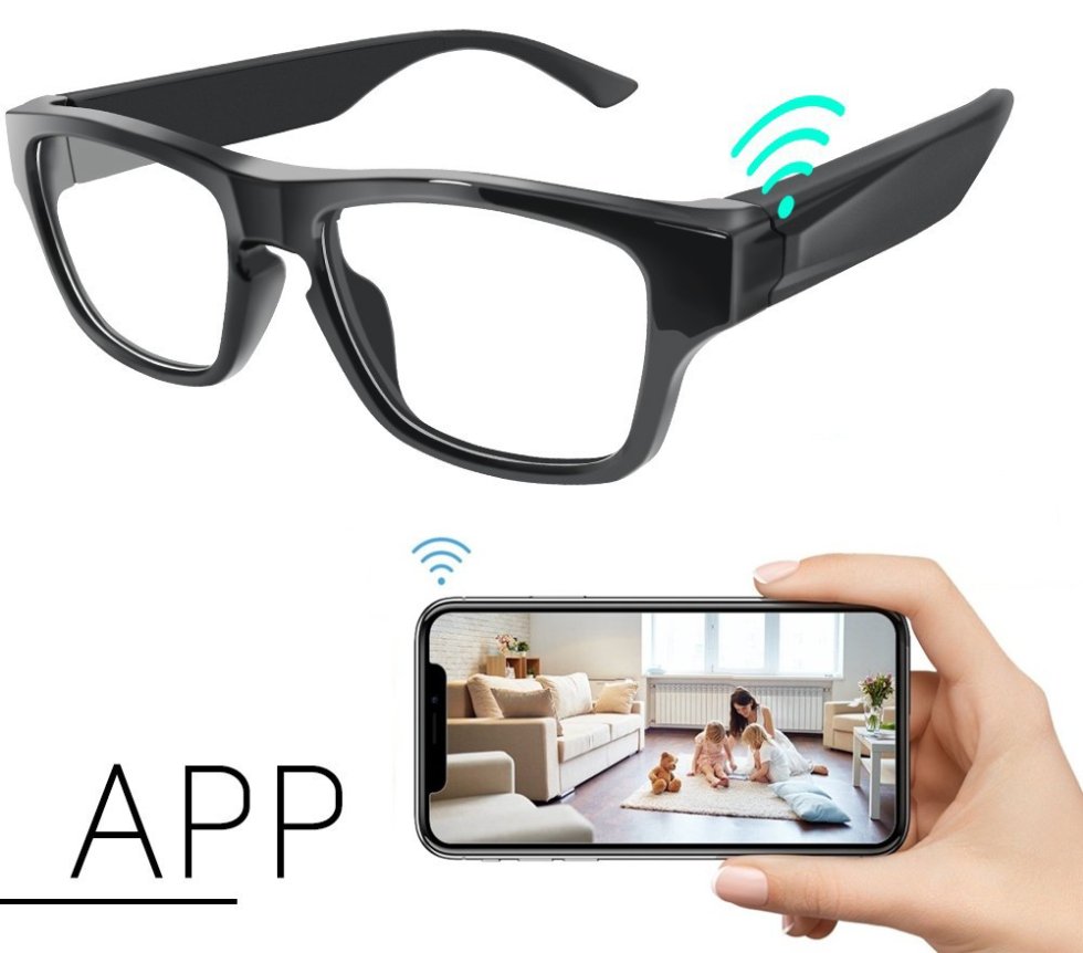spy glasses with camera wifi full hd p2p over the internet
